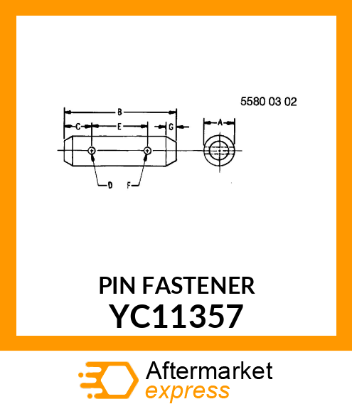 PIN FASTENER YC11357