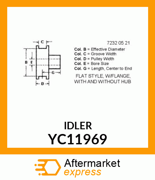 IDLER YC11969