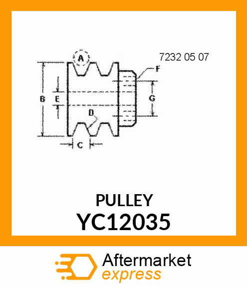 PULLEY YC12035