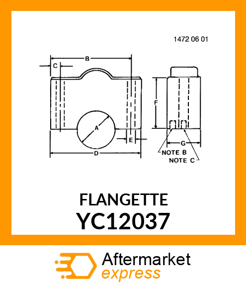 FLANGETTE YC12037