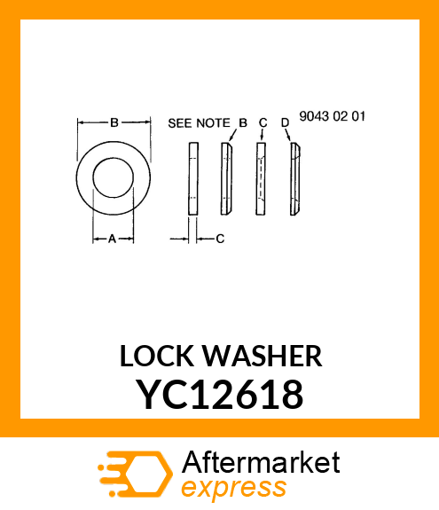 LOCK WASHER YC12618