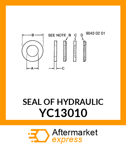 SEAL OF HYDRAULIC YC13010