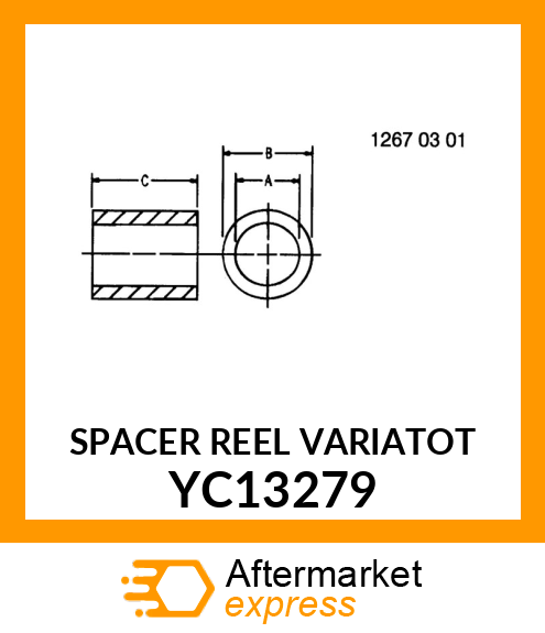 SPACER REEL VARIATOT YC13279