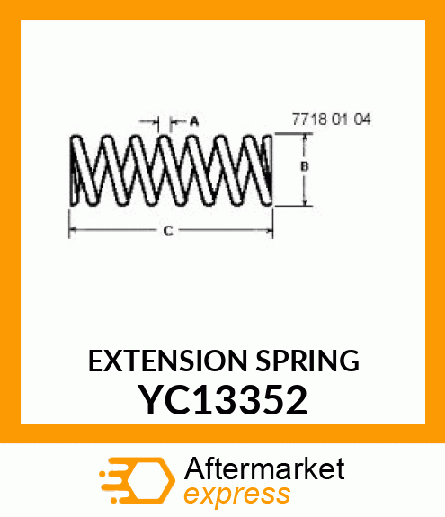 EXTENSION SPRING YC13352