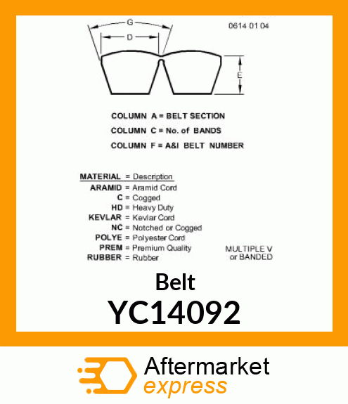 Belt YC14092