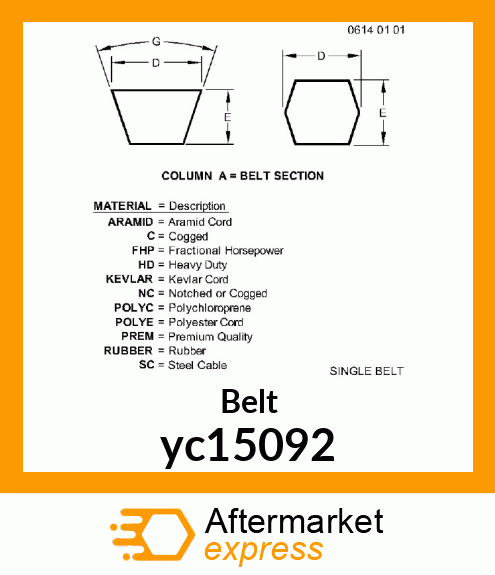 Belt yc15092