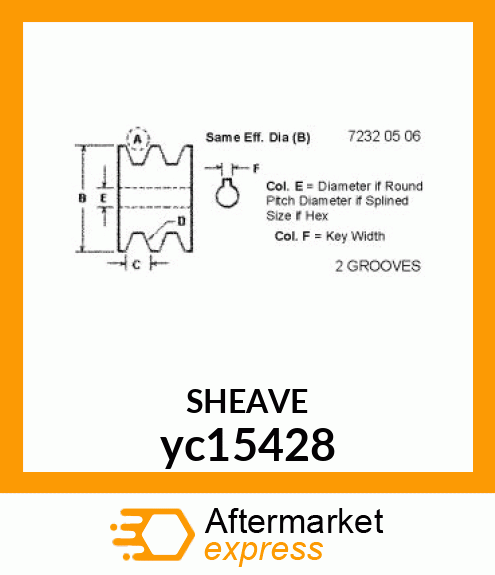 SHEAVE yc15428