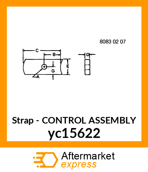 CONTROL ASSEMBLY yc15622