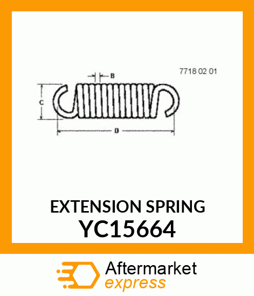 EXTENSION SPRING YC15664