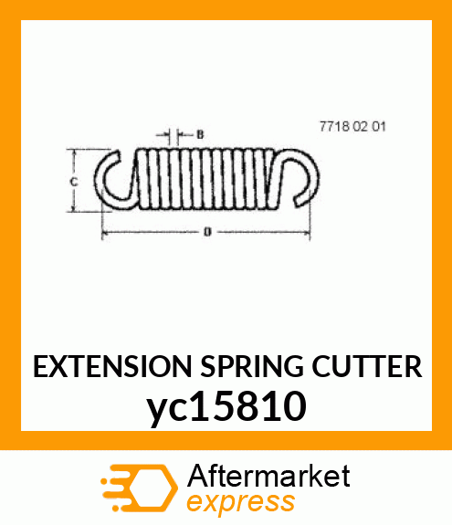 EXTENSION SPRING CUTTER yc15810