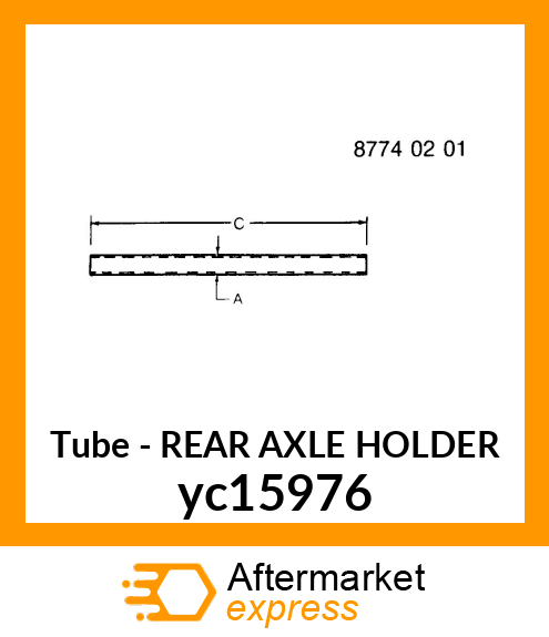 REAR AXLE HOLDER yc15976