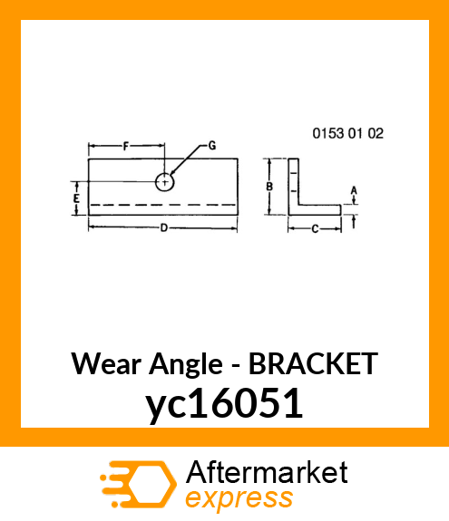 BRACKET yc16051