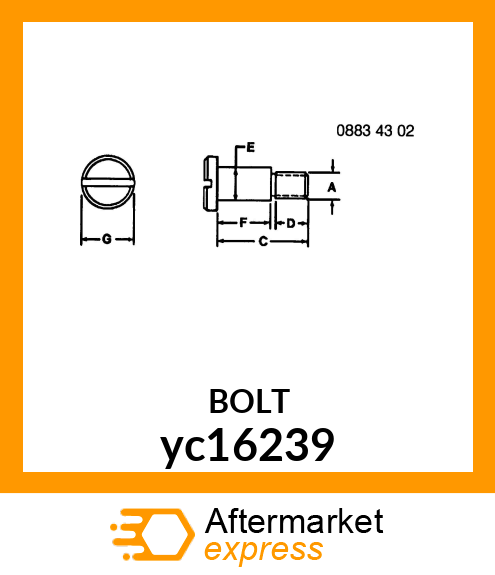 BOLT yc16239