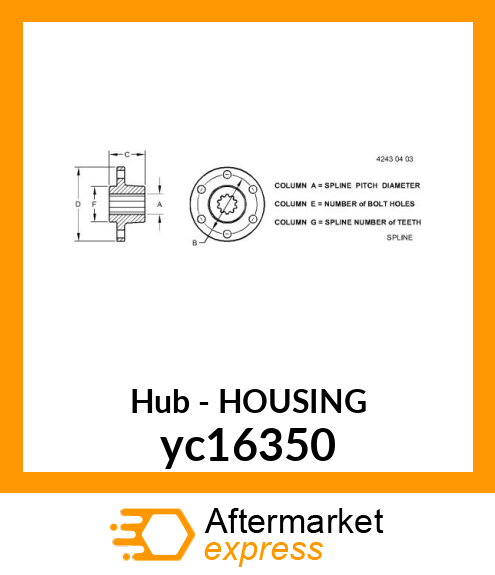 HOUSING yc16350