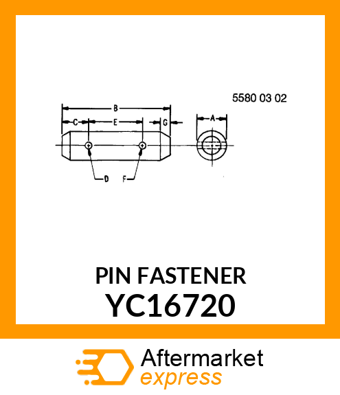 PIN FASTENER YC16720