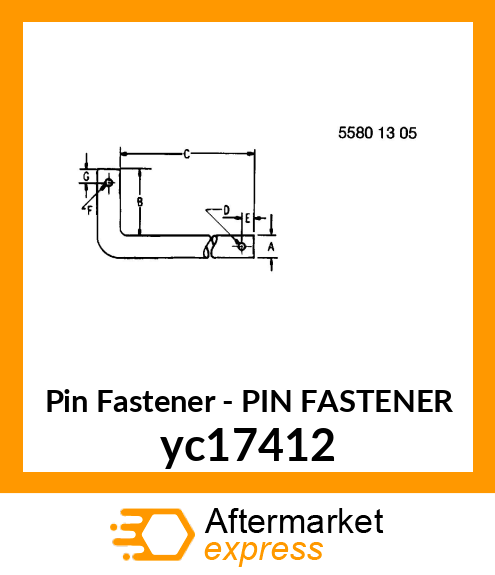 PIN FASTENER yc17412