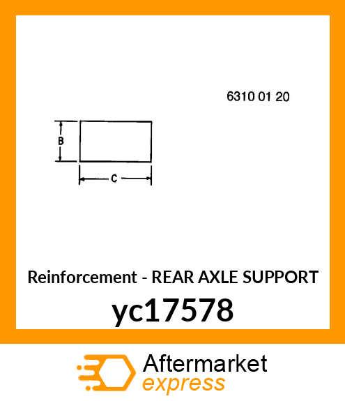 REAR AXLE SUPPORT yc17578