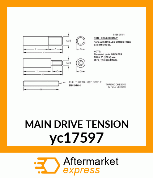 MAIN DRIVE TENSION yc17597