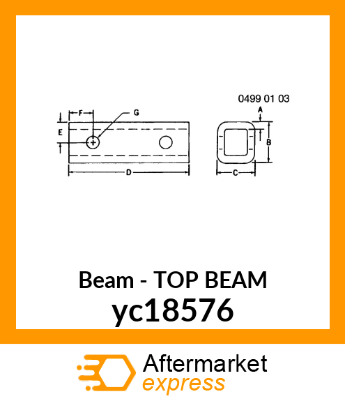 TOP BEAM yc18576