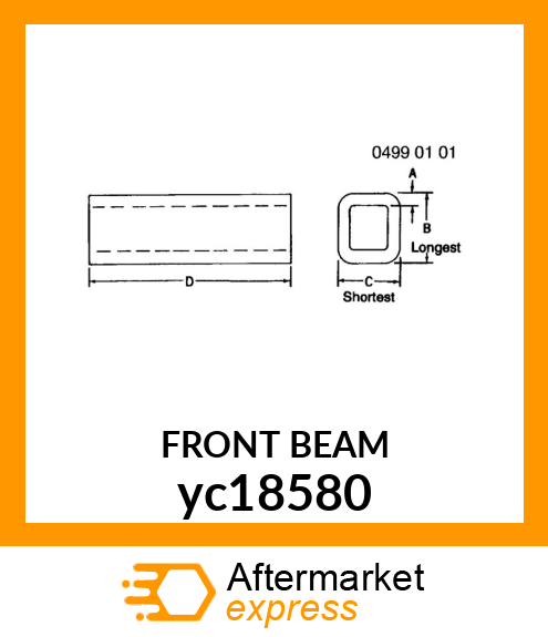 FRONT BEAM yc18580