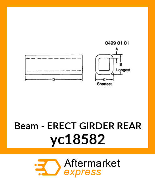 ERECT GIRDER REAR yc18582