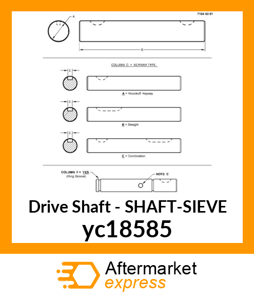 SHAFT yc18585