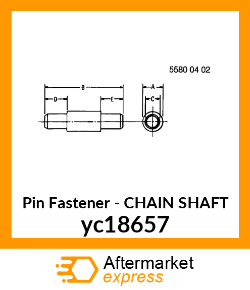 CHAIN SHAFT yc18657