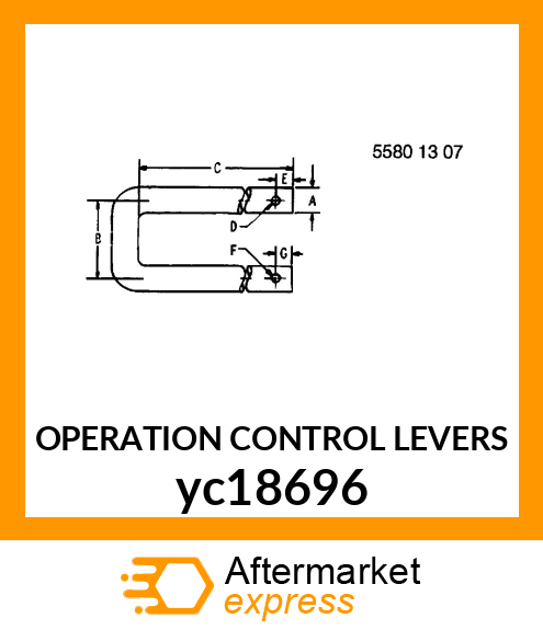 OPERATION CONTROL LEVERS yc18696