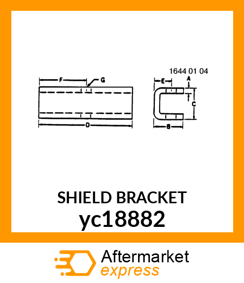 SHIELD BRACKET yc18882