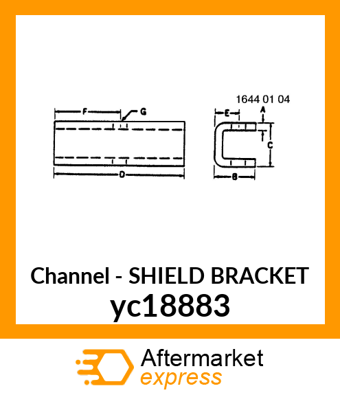 SHIELD BRACKET yc18883