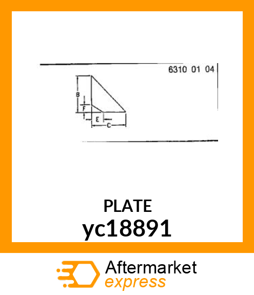 PLATE yc18891