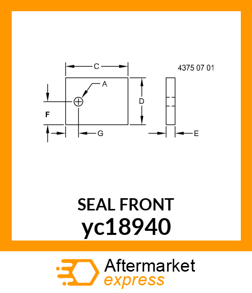 SEAL FRONT yc18940