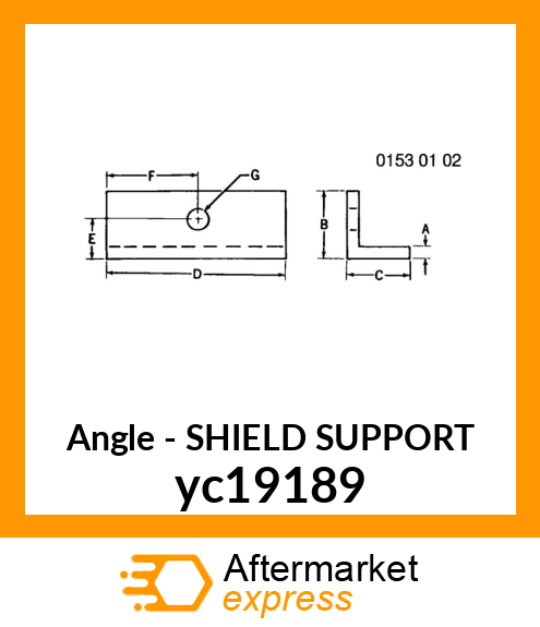 SHIELD SUPPORT yc19189