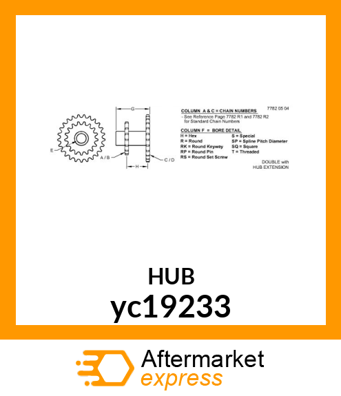 HUB yc19233