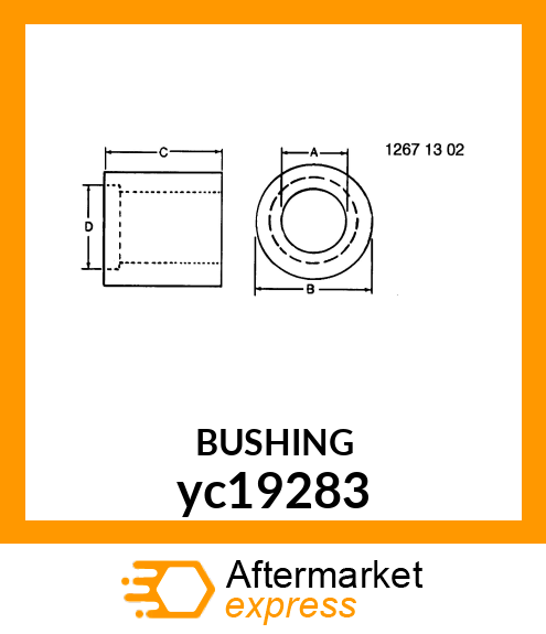 BUSHING yc19283