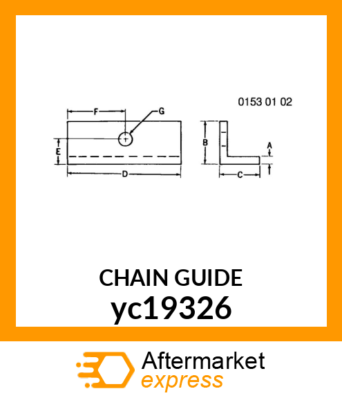 CHAIN GUIDE yc19326