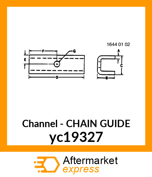 CHAIN GUIDE yc19327