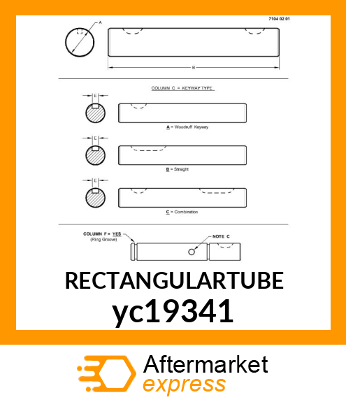 RECTANGULARTUBE yc19341