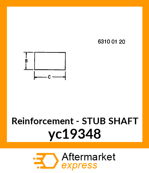 STUB SHAFT yc19348