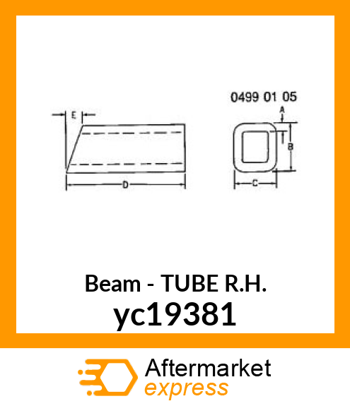 TUBE R.H. yc19381