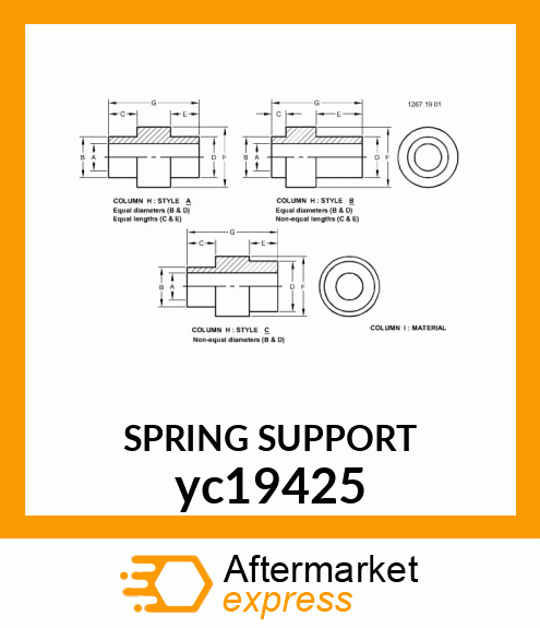 SPRING SUPPORT yc19425