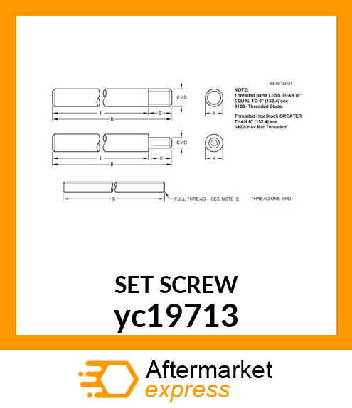 SET SCREW yc19713