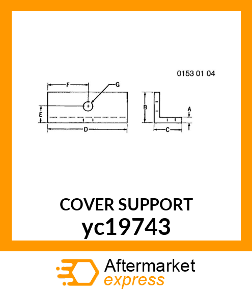 COVER SUPPORT yc19743