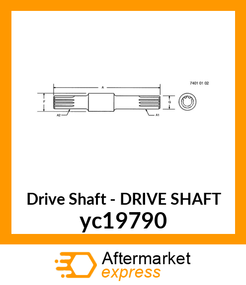 DRIVE SHAFT yc19790