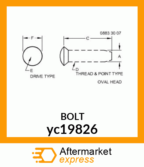 BOLT yc19826