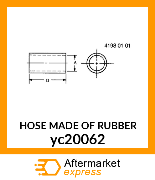 HOSE MADE OF RUBBER yc20062