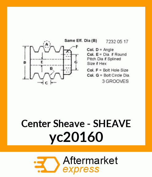 SHEAVE yc20160