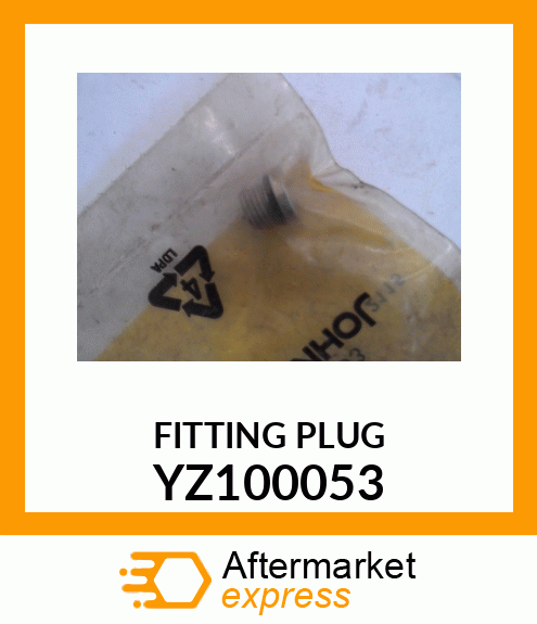 FITTING PLUG, STR THD O YZ100053