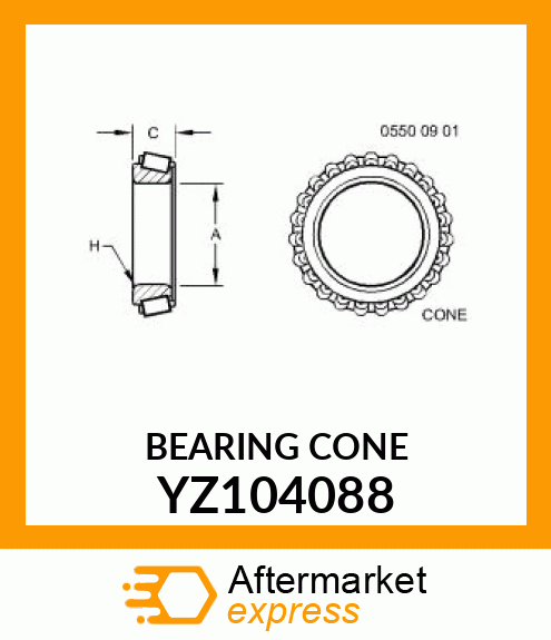 BEARING CONE YZ104088