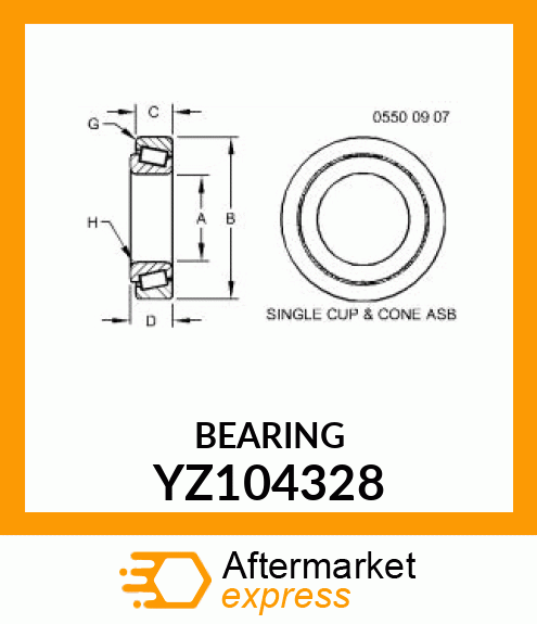 BEARING YZ104328